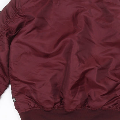 Fabric Womens Red   Jacket  Size S