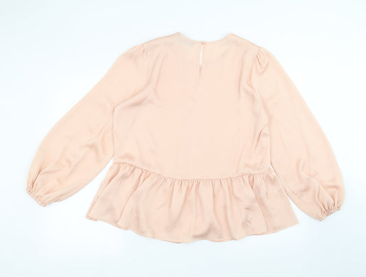 F&F Womens Pink   Basic Blouse Size 14