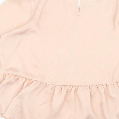 F&F Womens Pink   Basic Blouse Size 14