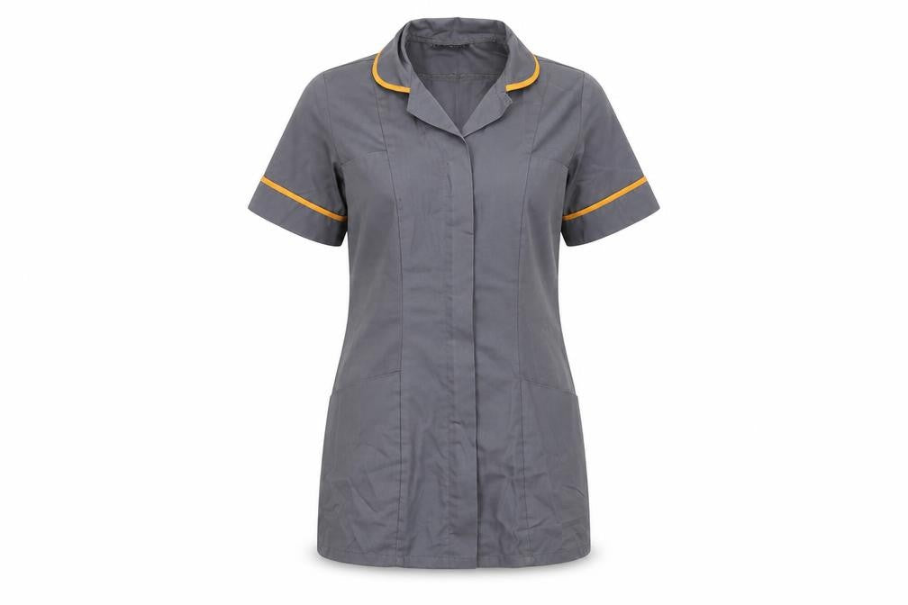 Dimensions Womens Grey   Basic Blouse Size 10