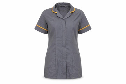 Dimensions Womens Grey   Basic Blouse Size 10