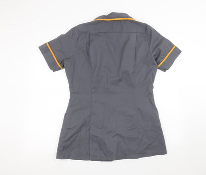 Dimensions Womens Grey   Basic Blouse Size 10