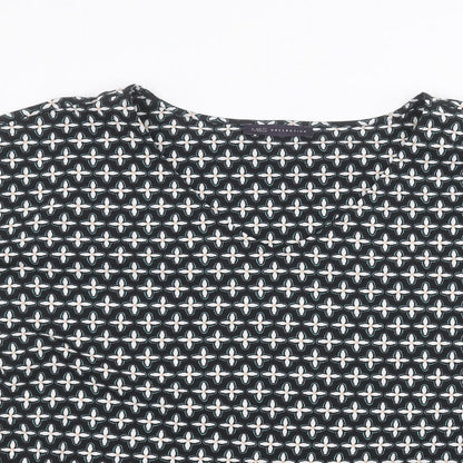 Womens UK Size 14 Marks and Spencer Black Basic T-Shirt