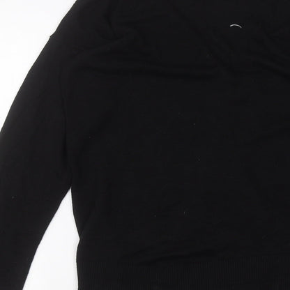 Womens UK Size 10 ASOS Black Cardigan Jumper