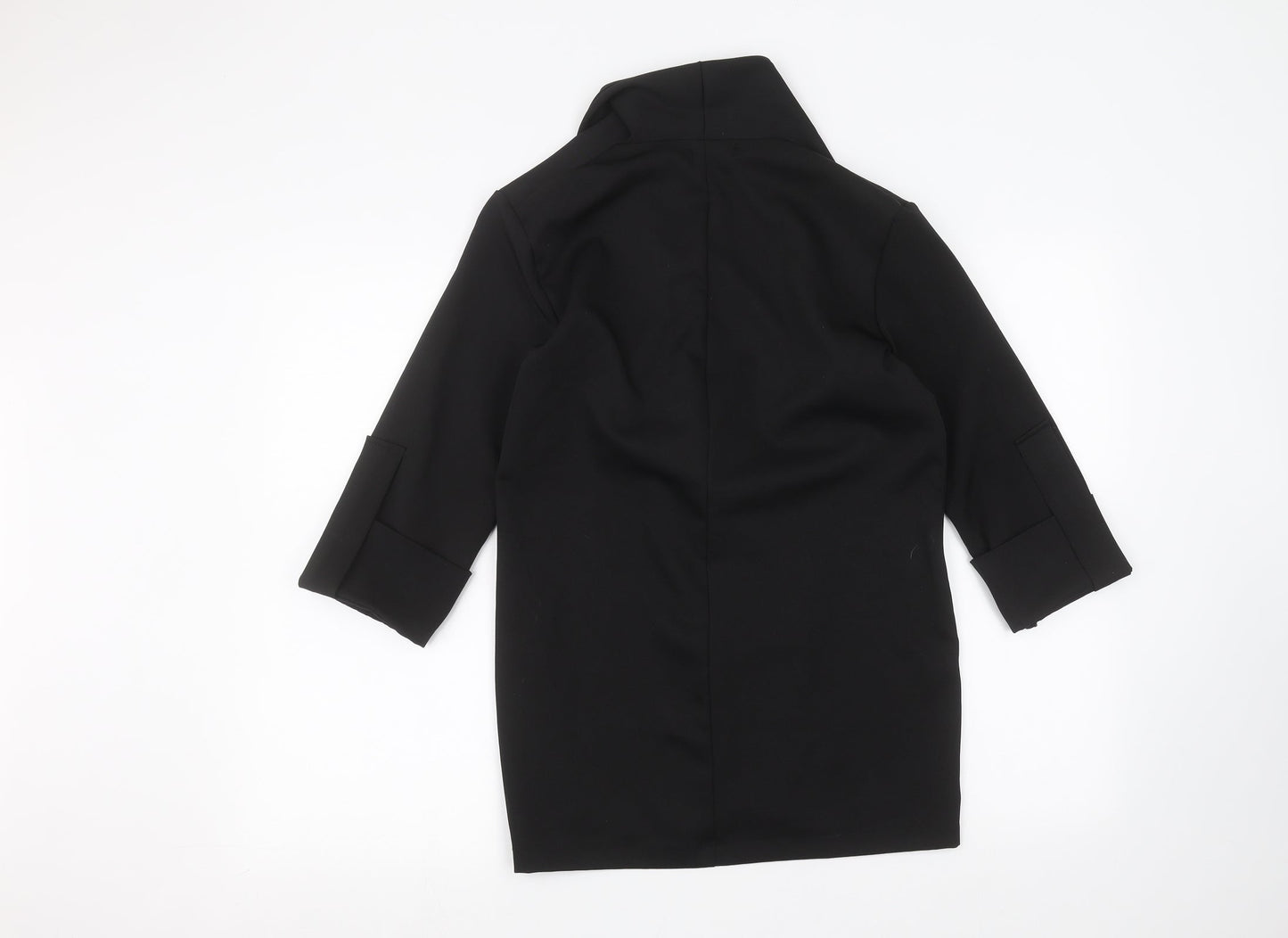 Womens UK Size 4 PRETTYLITTLETHING Black Cardigan Jumper