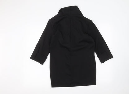 Womens UK Size 4 PRETTYLITTLETHING Black Cardigan Jumper
