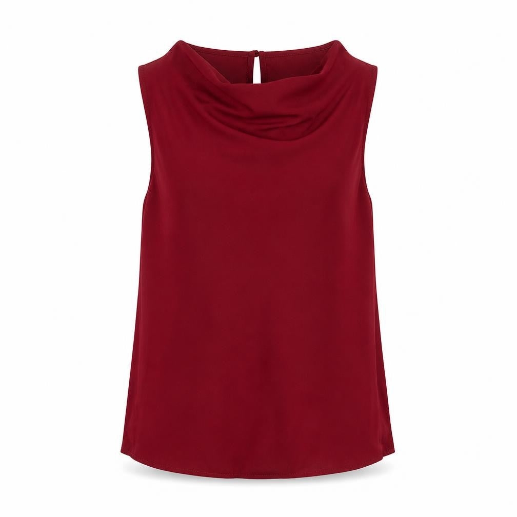 Womens UK Size 6 Primark Red Basic Blouse