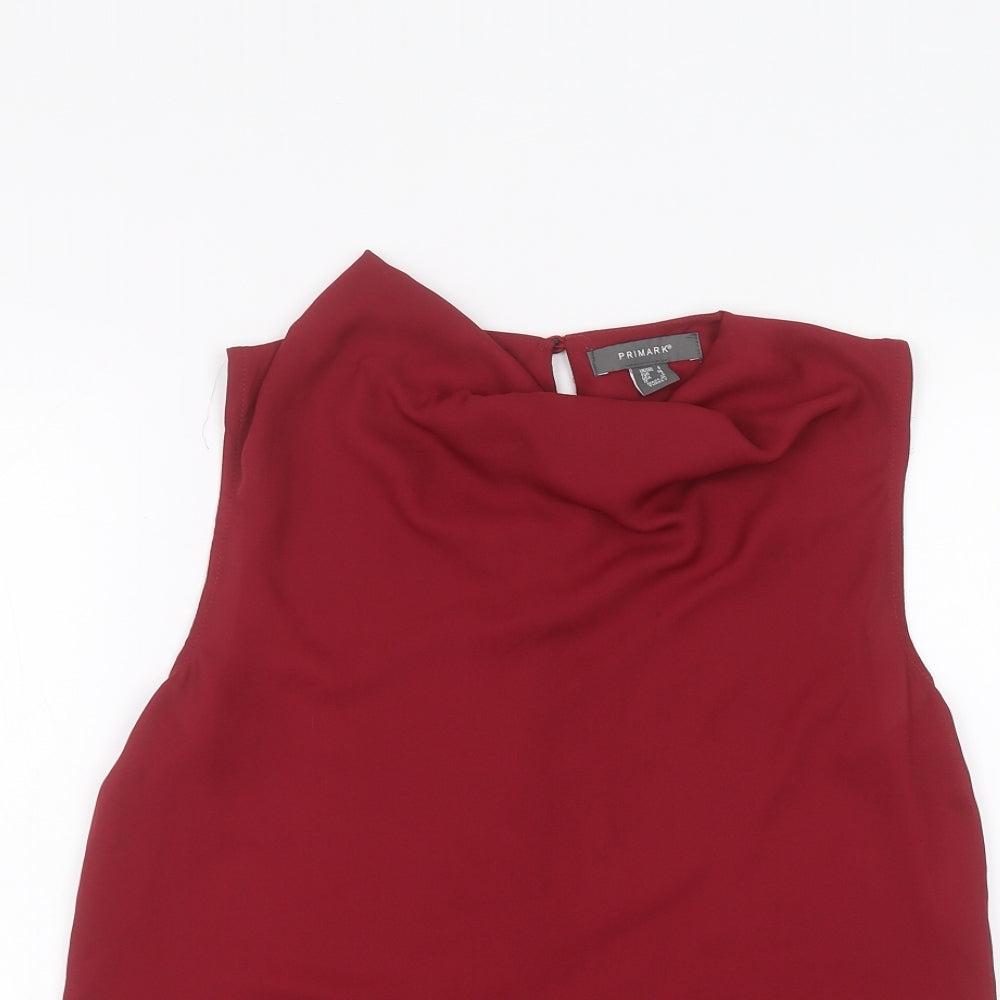 Primark Womens Red   Basic Blouse Size 6