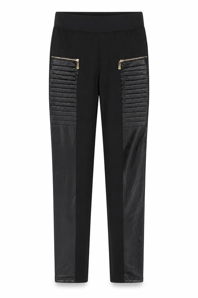 Womens UK Size S Preworn Regular Fit  Black Trousers