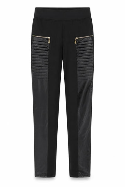 Womens UK Size S Preworn Regular Fit  Black Trousers