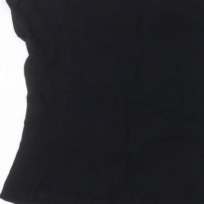 Golftini Womens Black   Basic Polo Size M
