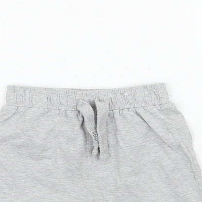 Ladybird Girls Grey   Sweat Shorts Size 5-6 Years