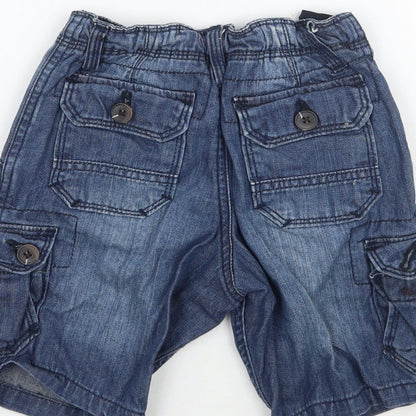 By Very Boys Blue  Denim Bermuda Shorts Size 5 Years
