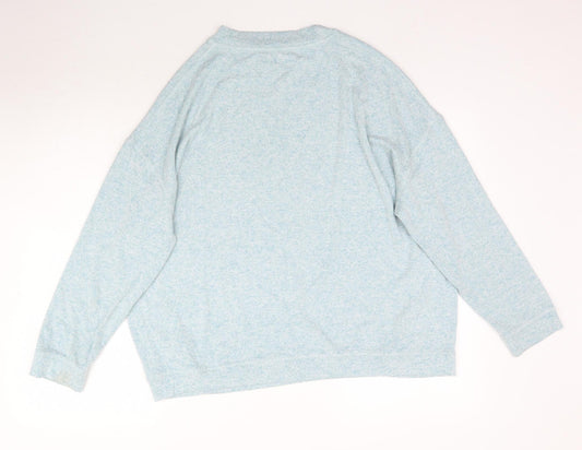 Womens UK Size 18 Marks and Spencer Blue Pullover Jumper
