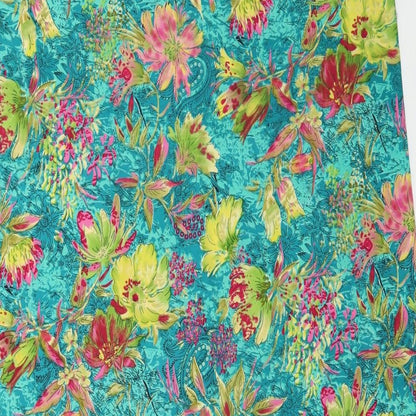 Joban Womens Green Floral   Dress Size L