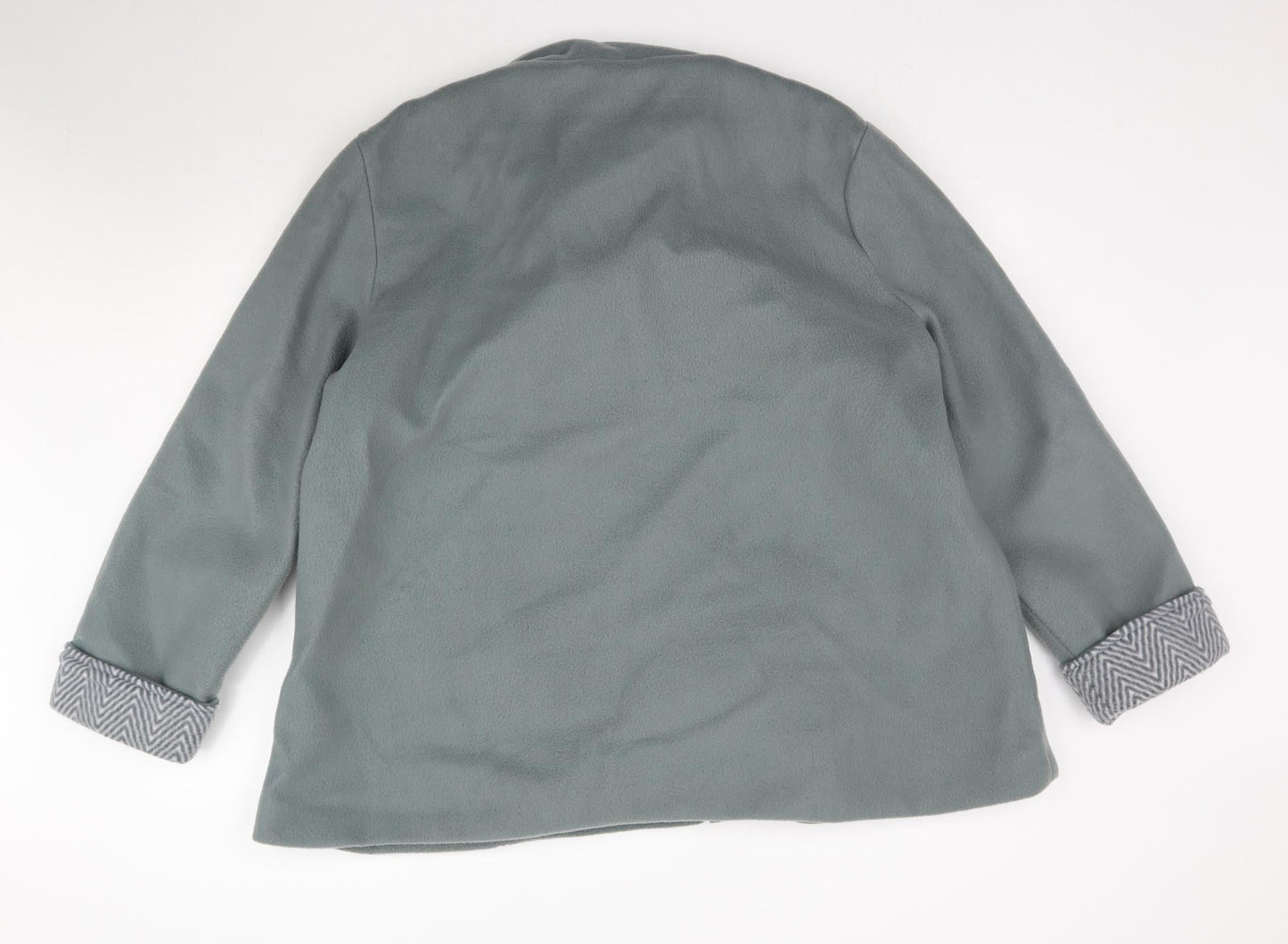 Womens UK Size XL Anne De Lancay Green Overcoat