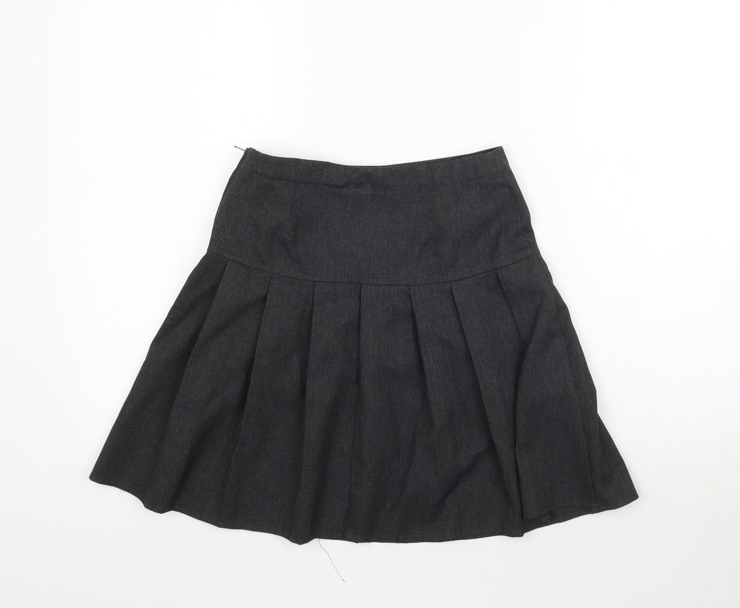 NEXT Girls Grey   Pleated Skirt Size 11 Years - School
