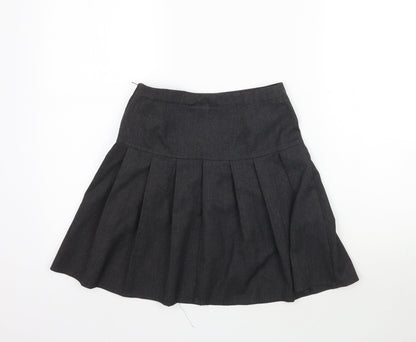 NEXT Girls Grey   Pleated Skirt Size 11 Years - School