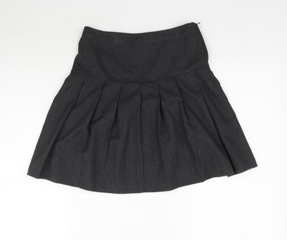 NEXT Girls Grey   Pleated Skirt Size 11 Years - School