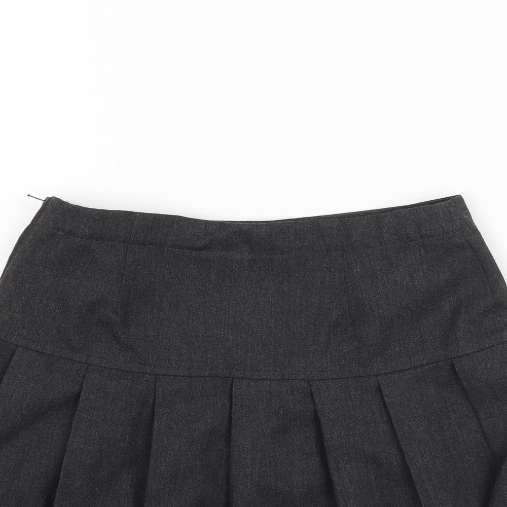 NEXT Girls Grey   Pleated Skirt Size 11 Years - School