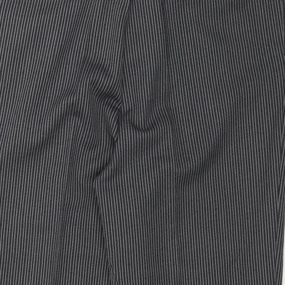 Womens UK Size L Preworn Regular Fit  Grey Trousers