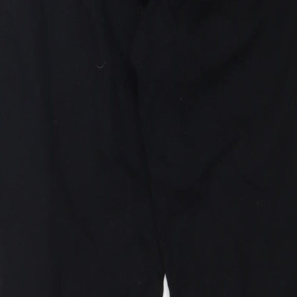 Womens UK Size 12 Marks and Spencer Regular Fit  Black Trousers