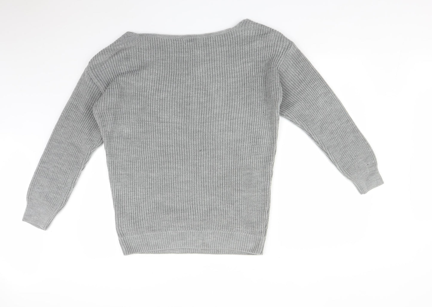 Womens UK Size 8 FRIENDS LIKE THESE Grey Pullover Jumper