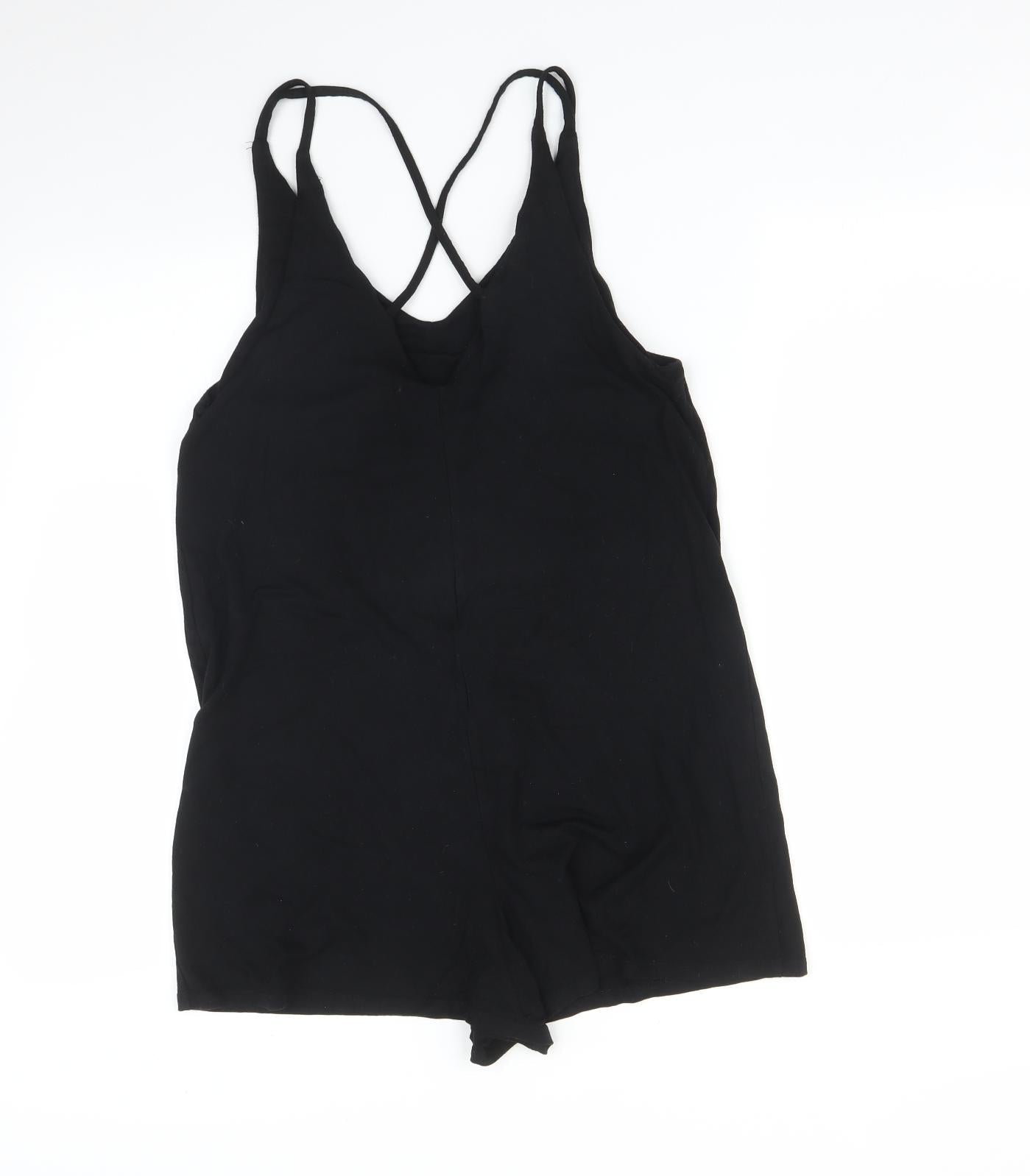 Topshop Womens Black   Romper One-Piece Size 8