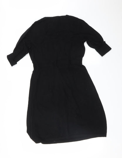 Dorothy Perkins Womens Black   Fit & Flare  Size 10