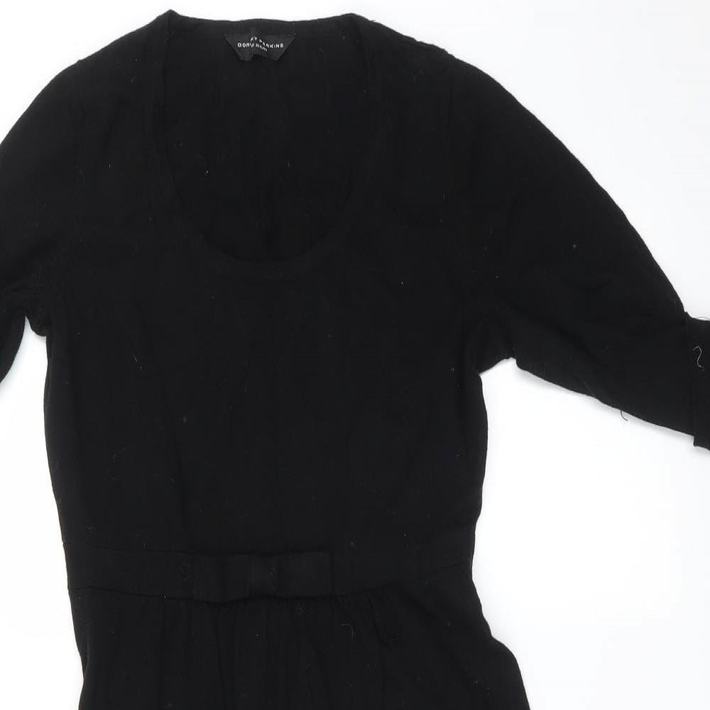 Dorothy Perkins Womens Black   Fit & Flare  Size 10