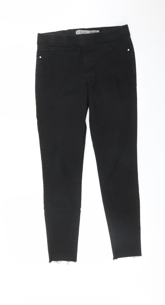 DENIM CO Womens Black   Skinny Jeans Size 12 L26 in