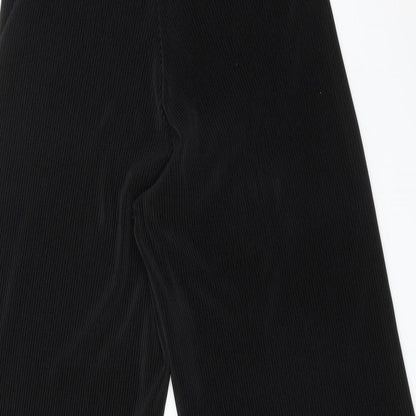 F&F Womens Black Striped  Carrot Trousers Size 12 L23 in