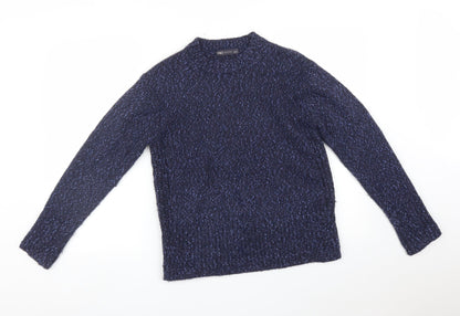 Mens UK Size S M&S Blue Pullover Sweatshirt