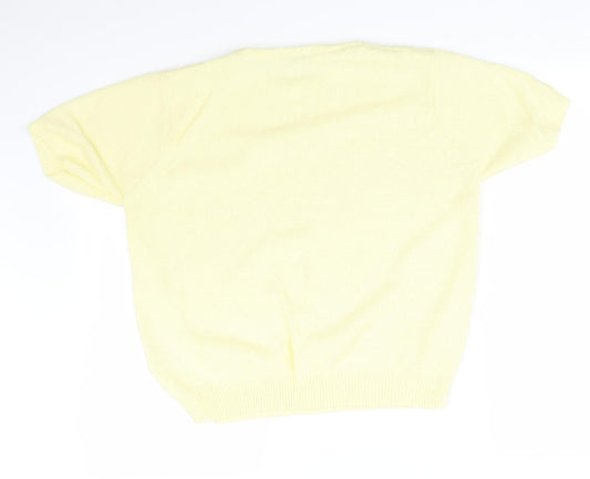 Berkertex Womens Yellow   Basic T-Shirt Size 16