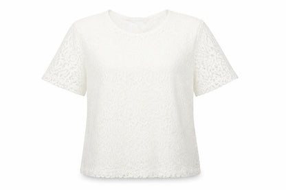 Womens UK Size 12 M&S White Basic T-Shirt