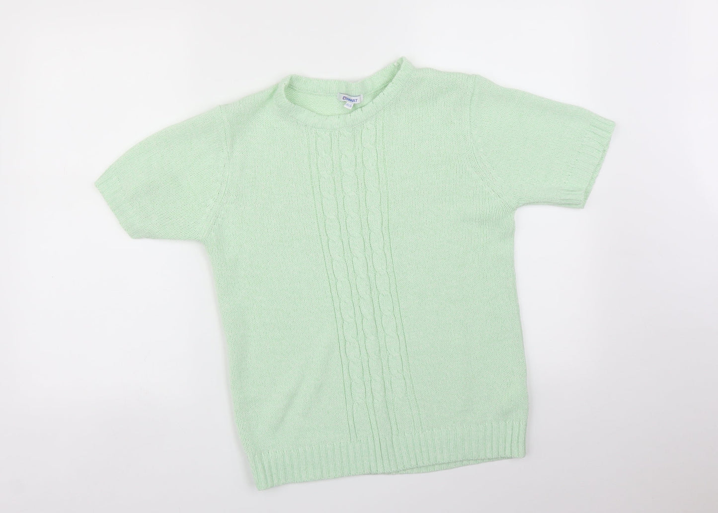 Womens UK Size 16 Damart Green Basic T-Shirt