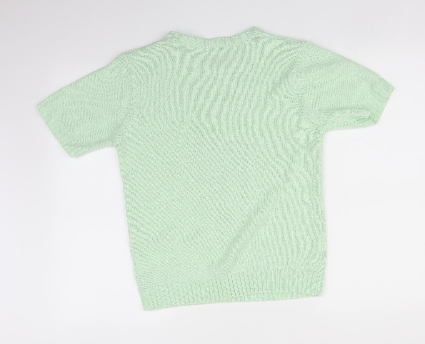 Womens UK Size 16 Damart Green Basic T-Shirt