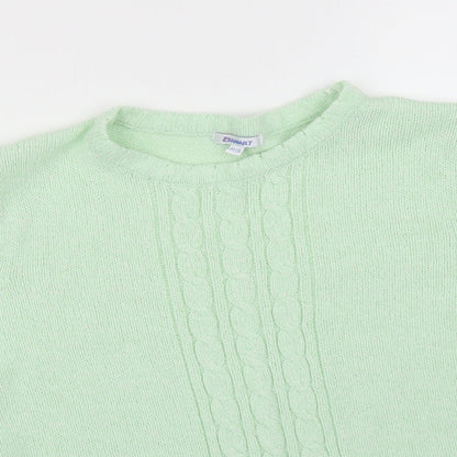 Womens UK Size 16 Damart Green Basic T-Shirt