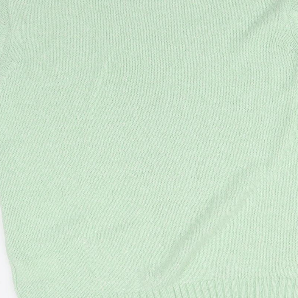 Womens UK Size 16 Damart Green Basic T-Shirt