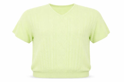 Womens UK Size 16 Berkertex Green Basic T-Shirt