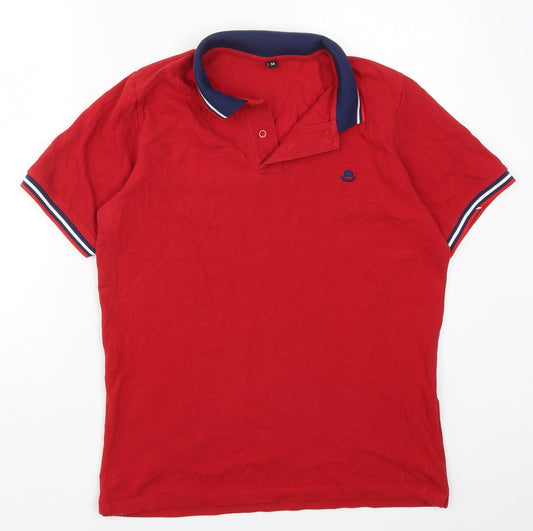 Preworn Mens Red    Polo Size M  - Tophat