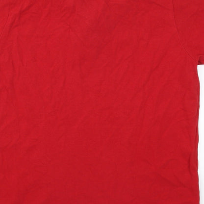 Preworn Mens Red    Polo Size M  - Tophat