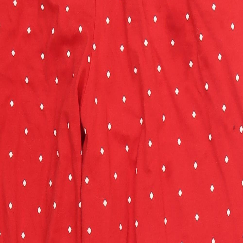 George Mens Red Geometric  Trousers  Size M L27 in - Pyjama Pants
