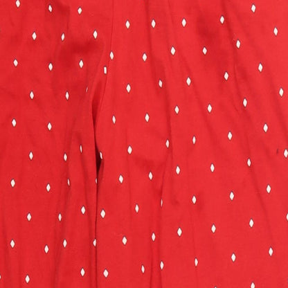 George Mens Red Geometric  Trousers  Size M L27 in - Pyjama Pants