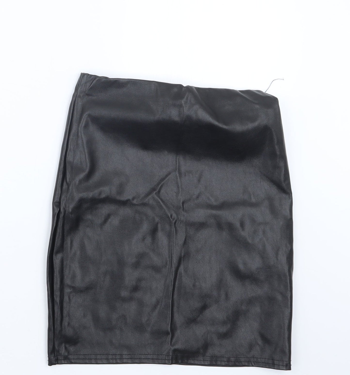 Boohoo Womens Black   Straight & Pencil Skirt Size 8