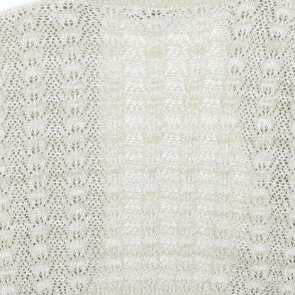 Womens UK Size L Monique Beige Cardigan Jumper