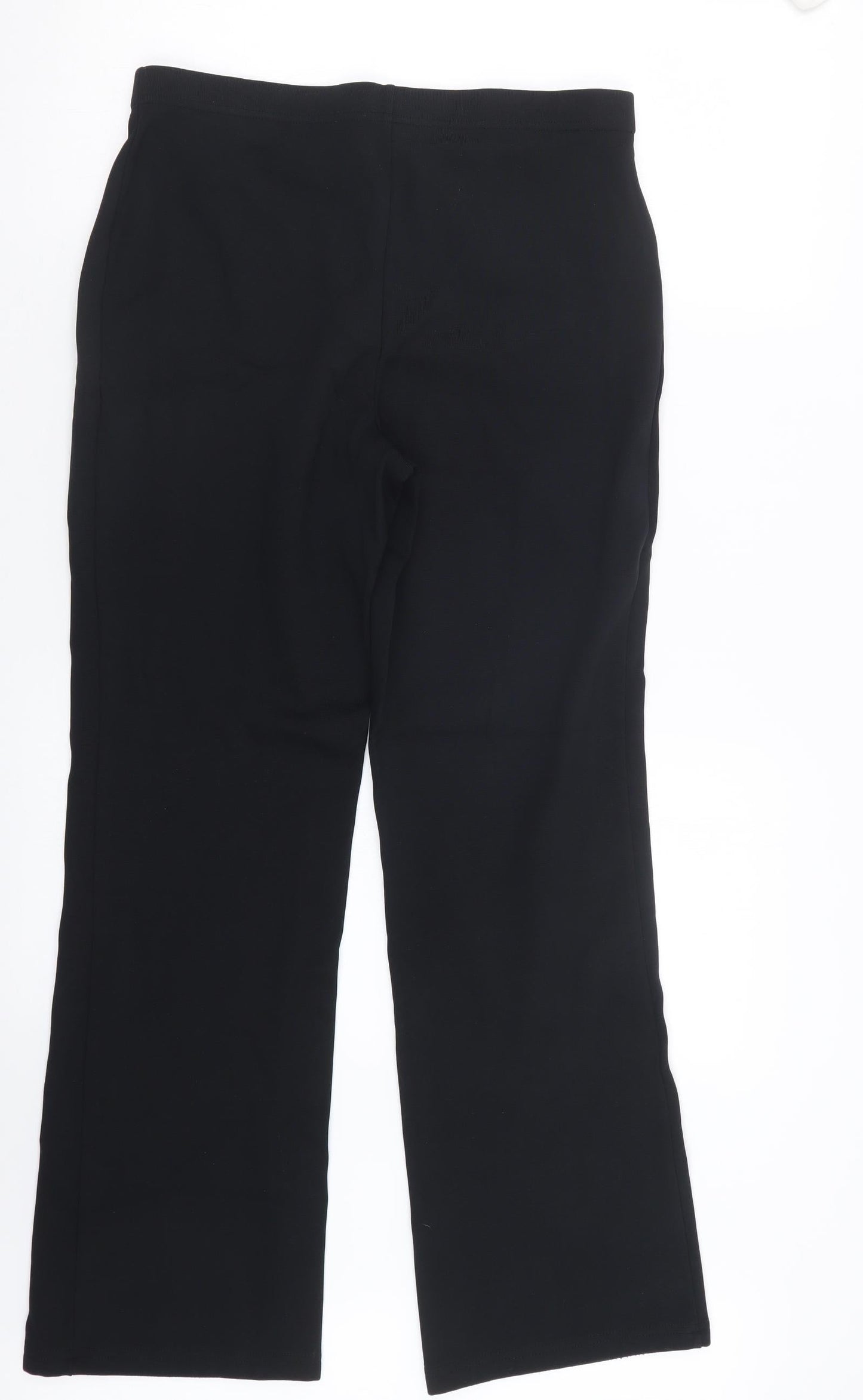 Womens UK Size 14 Marks and Spencer Regular Fit  Black Trousers