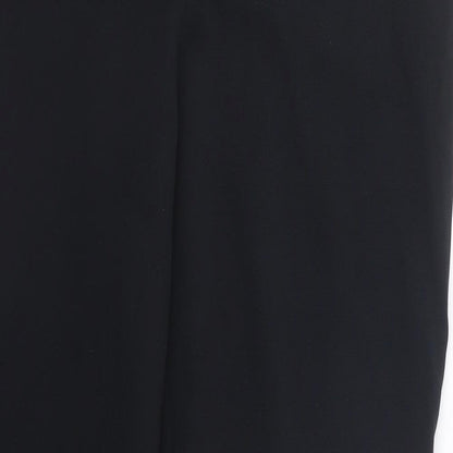 Womens UK Size 14 Marks and Spencer Regular Fit  Black Trousers