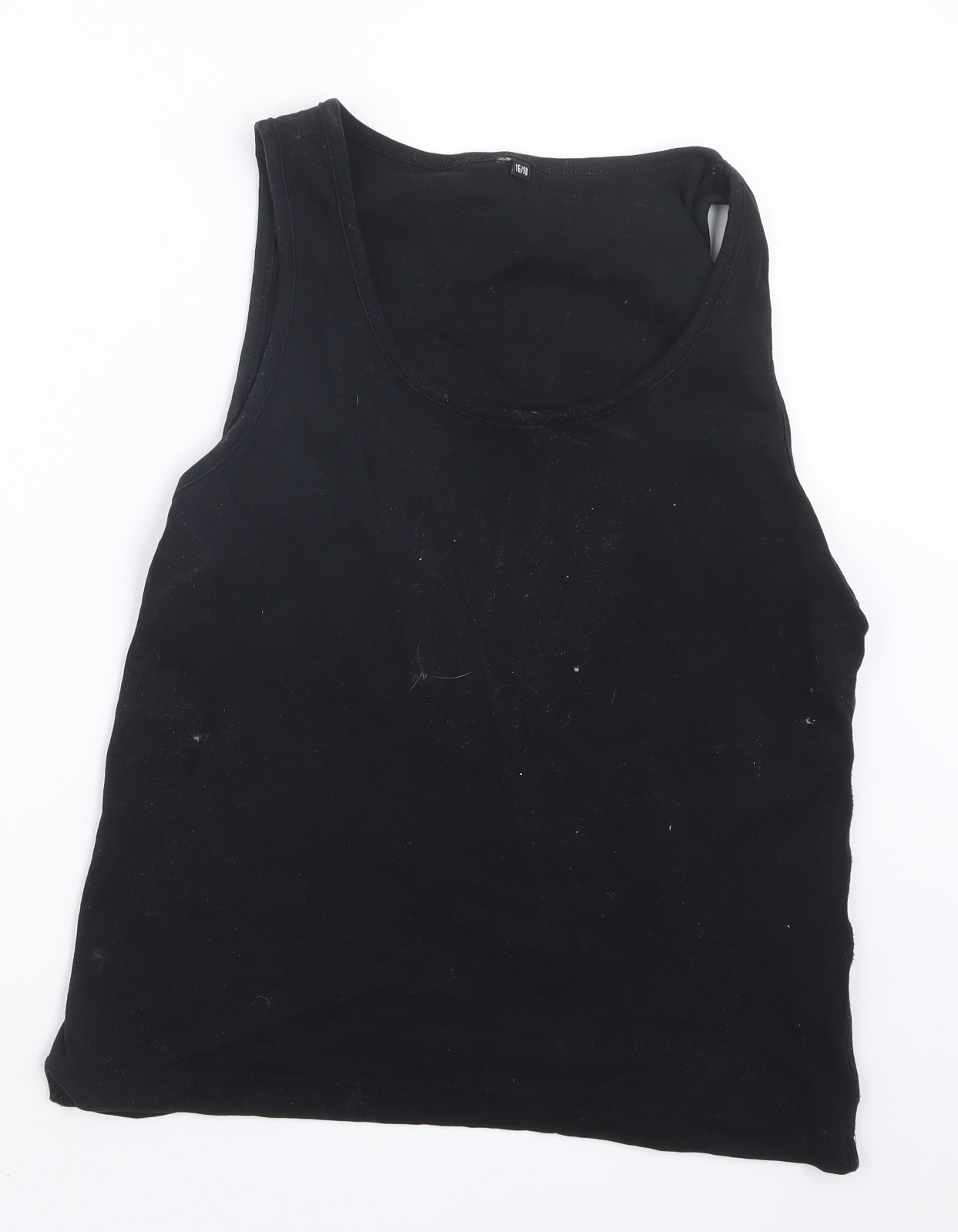 Womens UK Size 16 Intuition Black Basic Tank