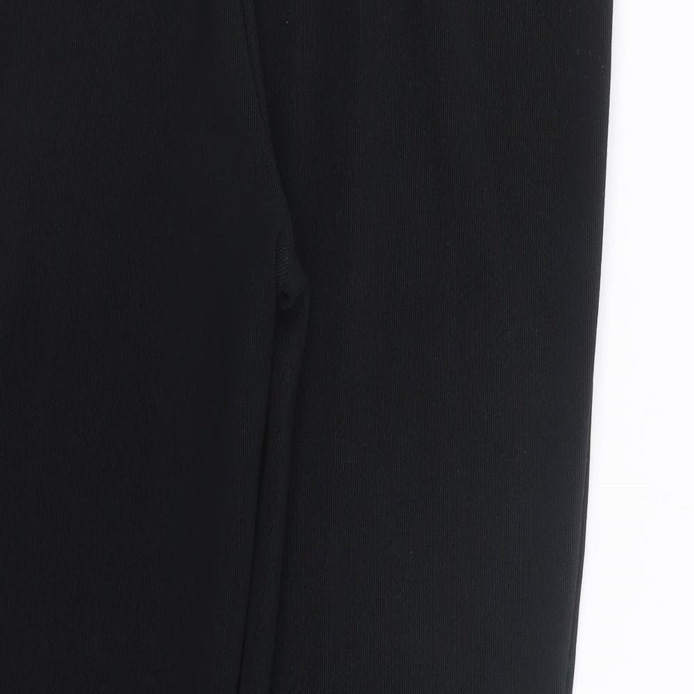 Womens UK Size 16 Preworn Regular Fit  Black Trousers